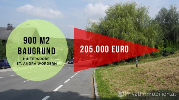 Grundstück für Einfamilienhaus / Villa - 3413 Hintersdorf - 236229 Grundstück für Einfamilienhaus / Villa - 3413 Hintersdorf - 236229