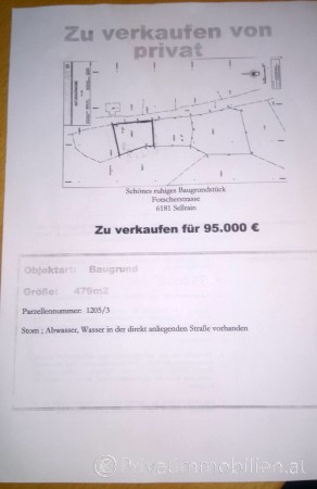 Grundstück für Einfamilienhaus / Villa - 6181 Sellrain - 238485 Grundstück für Einfamilienhaus / Villa - 6181 Sellrain - 238485