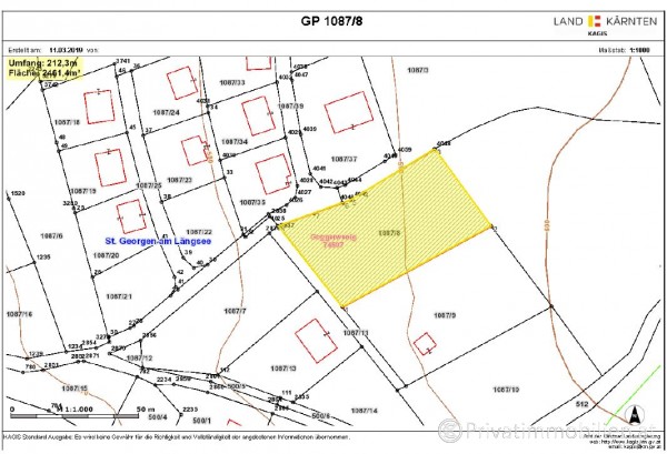 Grundstück für Einfamilienhaus / Villa - 9300 St Veit an der Glan - 241033 Grundstück für Einfamilienhaus / Villa - 9300 St Veit an der Glan - 241033