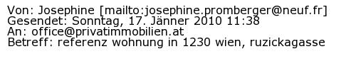 Referenzschreiben Absender