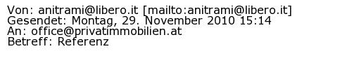 Referenzschreiben Absender