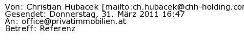 Referenzschreiben Absender