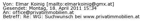 Referenzschreiben Absender
