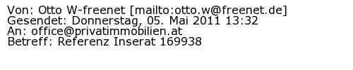 Referenzschreiben Absender
