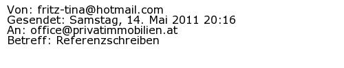 Referenzschreiben Absender