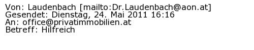 Referenzschreiben Absender