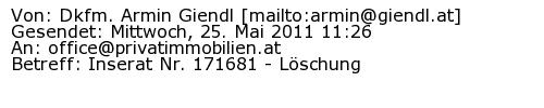 Referenzschreiben Absender