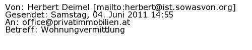 Referenzschreiben Absender