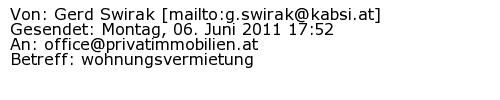 Referenzschreiben Absender