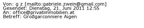 Referenzschreiben Absender
