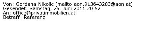Referenzschreiben Absender