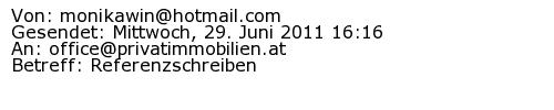 Referenzschreiben Absender
