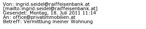 Referenzschreiben Absender