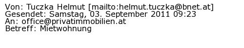 Referenzschreiben Absender
