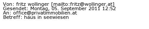 Referenzschreiben Absender