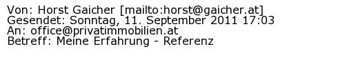 Referenzschreiben Absender