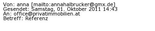 Referenzschreiben Absender