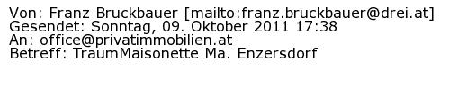 Referenzschreiben Absender