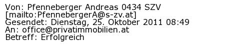 Referenzschreiben Absender