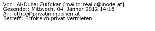 Referenzschreiben Absender