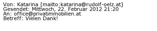 Referenzschreiben Absender