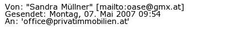 Referenzschreiben Absender
