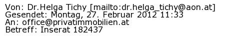 Referenzschreiben Absender