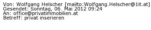 Referenzschreiben Absender