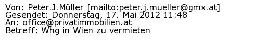 Referenzschreiben Absender