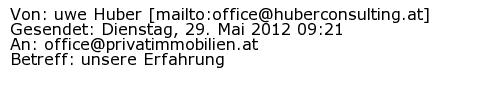 Referenzschreiben Absender