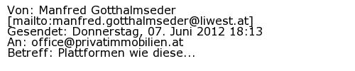 Referenzschreiben Absender