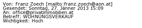 Referenzschreiben Absender
