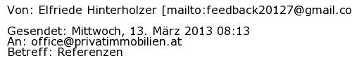 Referenzschreiben Absender