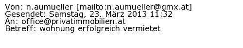 Referenzschreiben Absender