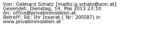 Referenzschreiben Absender