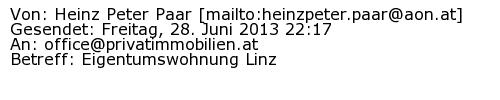 Referenzschreiben Absender