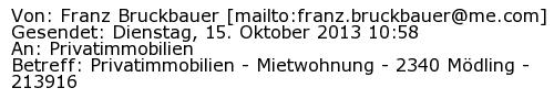 Referenzschreiben Absender