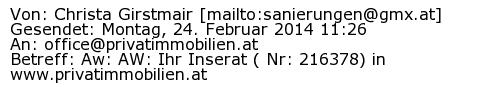 Referenzschreiben Absender